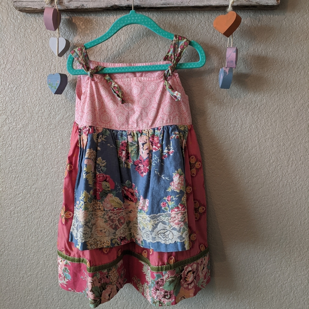 ADORABLE Matilda Jane Apron Knotdress Size 4T